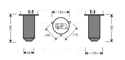 Dryer, air conditioning (BWD221)