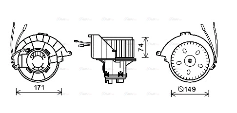 Interior Blower (OL8627)