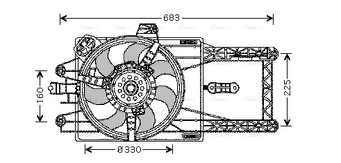 Fan, engine cooling (FT7529)