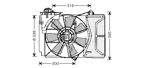Fan, engine cooling (TO7503)
