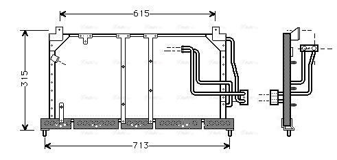 Condenser, air conditioning (OL5224)