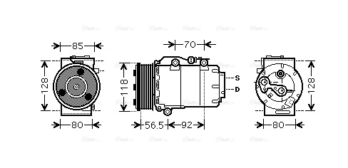 Compressor, air conditioning (FDAK394)