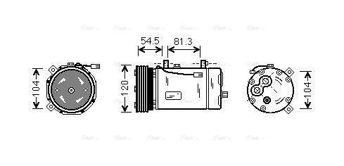 Compressor, air conditioning (FDAK307)