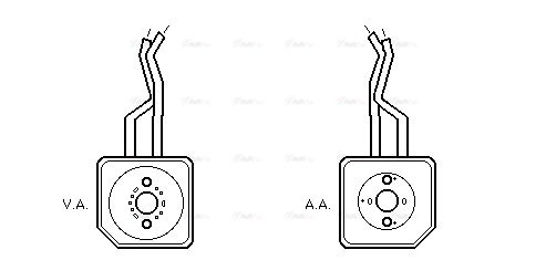 Oil Cooler, engine oil (VN3100)