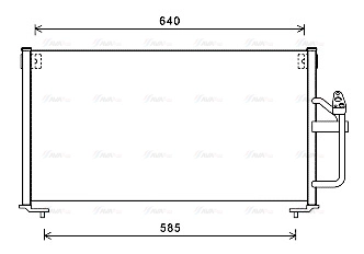 Condenser, air conditioning (MT5245)
