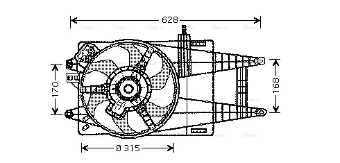 Fan, engine cooling (FT7524)