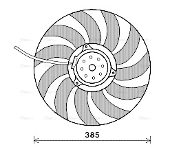 Fan, engine cooling (AI7514)