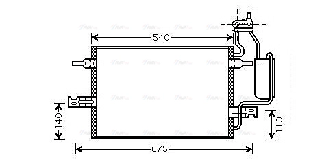 Condenser, air conditioning (OL5349D)