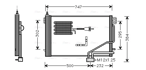 Condenser, air conditioning (MSA5298D)