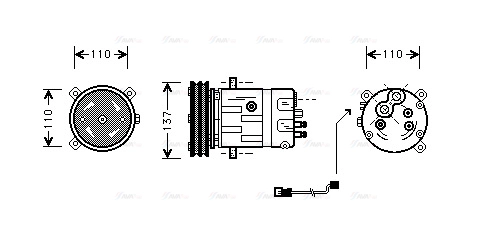 Compressor, air conditioning (OLAK290)