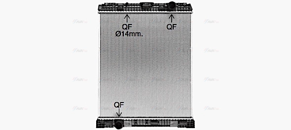 Radiator, engine cooling (ME2322)