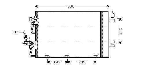 Condenser, air conditioning (OL5366D)