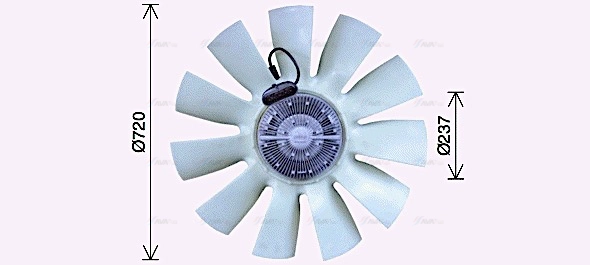 Fan, engine cooling (DFF059)