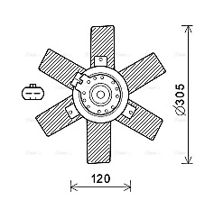 Fan, engine cooling (CN7553)
