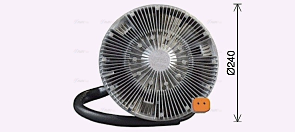 Clutch, radiator fan (SCC068)