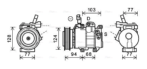 Compressor, air conditioning (HYK318)