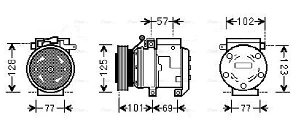 Compressor, air conditioning (HYAK208)