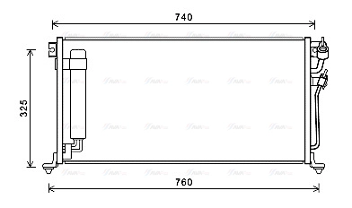 Condenser, air conditioning (MTA5220D)