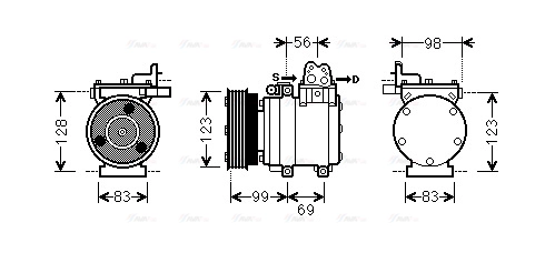 Compressor, air conditioning (HYK221)