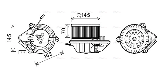 Interior Blower (CN8503)