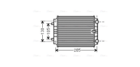 Radiator, engine cooling (AI2299)