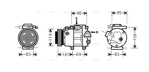 Compressor, air conditioning (HYAK237)