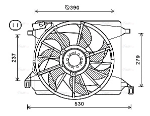 Fan, engine cooling (FD7560)