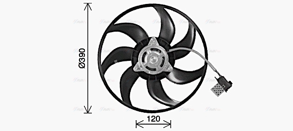 Fan, engine cooling (OL7714)