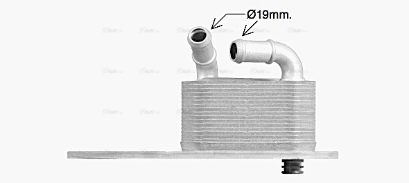 Oil Cooler, engine oil (FD3666)