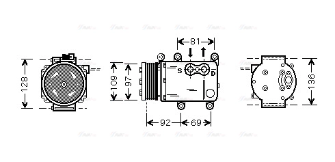 Compressor, air conditioning (FDK419)