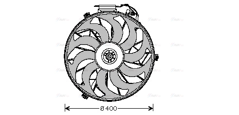 Fan, engine cooling (BW7507)