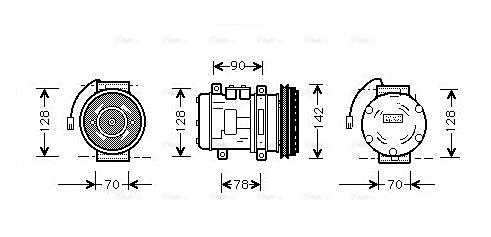 Compressor, air conditioning (PRK029)