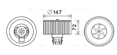 Interior Blower (RT8598)