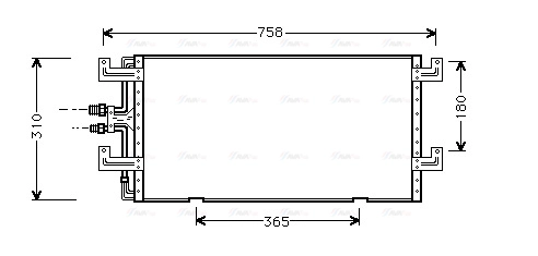 Condenser, air conditioning (VN5145)