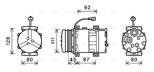 Compressor, air conditioning (NHAK008)