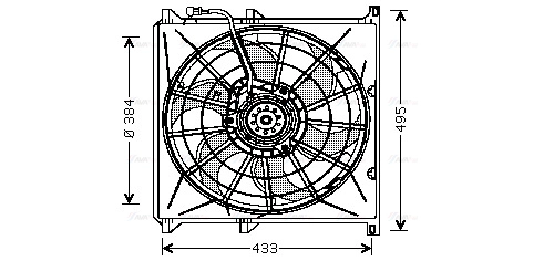 Fan, engine cooling (BW7503)