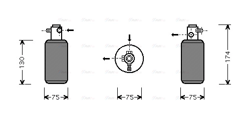 Dryer, air conditioning (MSD291)