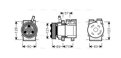 Compressor, air conditioning (HYAK257)
