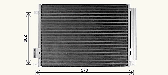 Condenser, air conditioning (FT5471D)