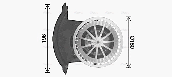 Interior Blower (VN8427)