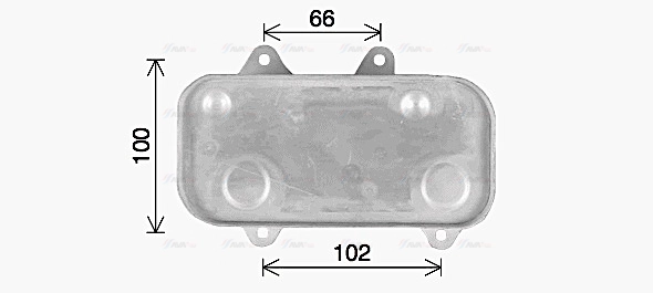 Oil Cooler, automatic transmission