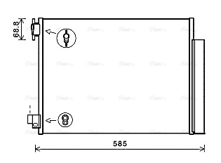 Condenser, air conditioning (DAA5011D)