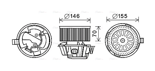 Interior Blower (DN8384)