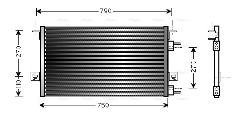 Condenser, air conditioning (CR5037)
