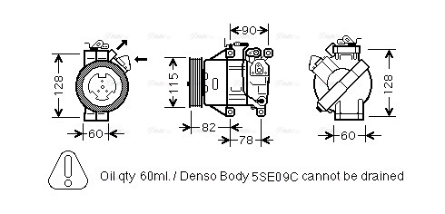 Compressor, air conditioning (TOAK479)