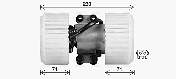 Interior Blower (BW8614)