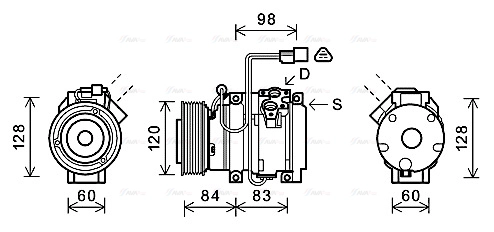 Compressor, air conditioning (MTAK227)