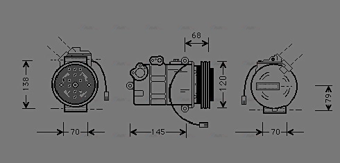 Compressor, air conditioning (AIAK011)
