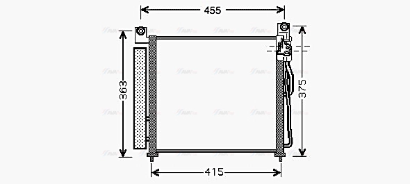 Condenser, air conditioning (KA5065D)