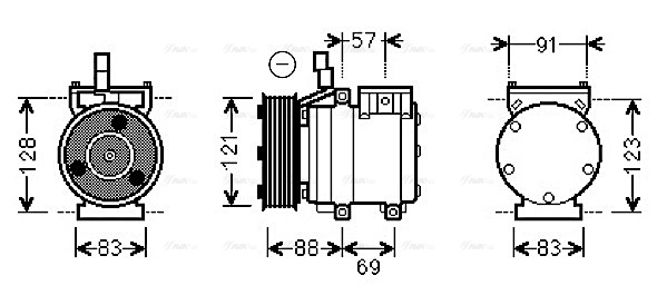 Compressor, air conditioning (HYAK258)
